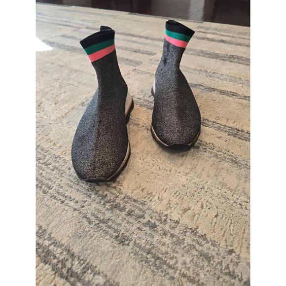 Loeffler Randall Sock Sneakers Black Size 8 - Picture 6 of 12